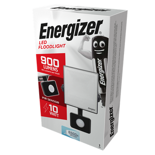 Energizer 10W LED Outdoor Security Floodlight - PIR Sensor -...