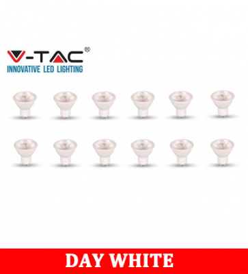 V-TAC 275 5W Plastic Spotlight With Samsung Chip Colorcode:4000K GU10 12PCS/PACK