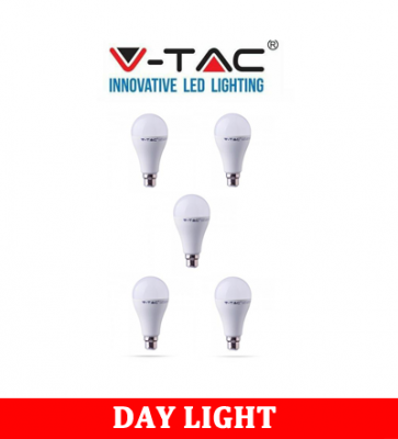 V-TAC 281 15W A65 Plastic Bulb With Samsung Chip Colorcode:6400K B22 5PCS/Pack