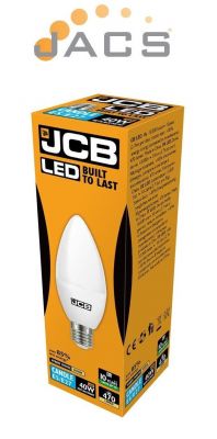 6W JCB LED CANDLE 470lm OPAL E27 3000K Warm White – JACS Lighting