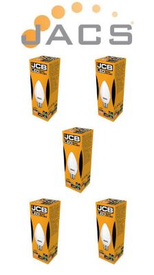 Jcb Led Candle 470lm OPAL B22(BC) 3000K, Pack Of 5