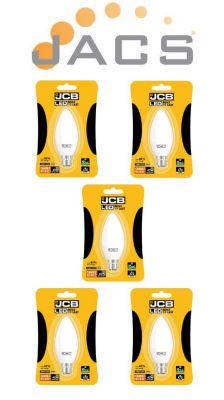 Jcb Led Candle 470lm OPAL B22(BC) 3000K, Pack Of 5