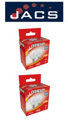 Eveready Led Golf 470LM OPAL E14 (SES) Warm White, Pack Of 4