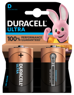 S5730 Duracell D Size Ultra Power, Pack Of 2