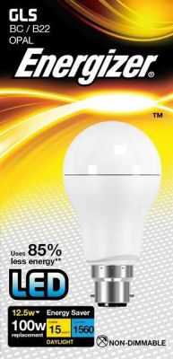 Energizer Led GLS 1521LM 12.5W OPAL B22 (BC) Daylight, Pack Of 5