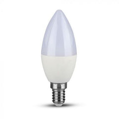 V-TAC 255 4.5W Plastic Candle Bulb With Samsung Chip Colorcode:4000K E14 A++ 5PCS/Pack