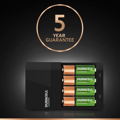 S514 Duracell CEF14 4 Hour Charger With 2 x AA Batteries
