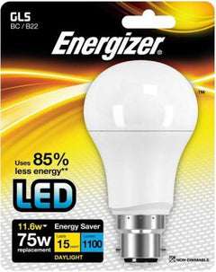 Energizer Led GLS 1100LM 11.6W B22 (BC) Daylight, Pack Of 5