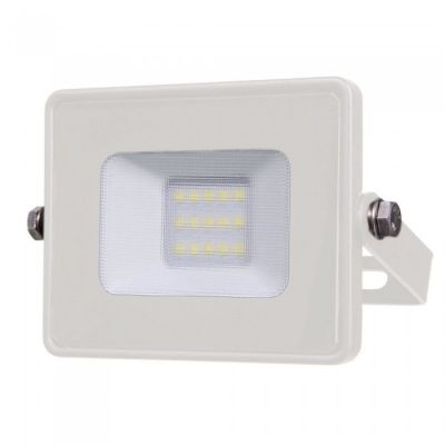 V-TAC-20 20W SMD Floodlight With Samsung Chip Colorcode:6400K White Body White Glass