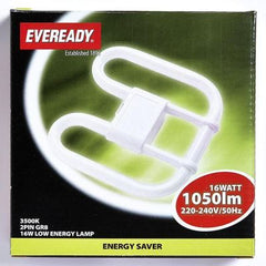 Energy Saving 2D Lamp 240V 16W 2PIN 3500K, Pack Of 2