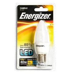 Energizer Led Candle 470LM 5.9W OPAL E27 (ES) Warm White, Pack Of 5