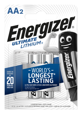 S3128 Energizer AA / L91 Ultimate Lithium, Pack Of 2