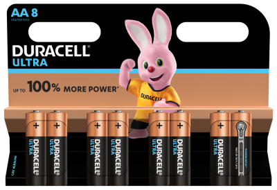 S5724 Duracell AA Ultra Power, Pack Of 8