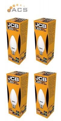 Jcb Led 6W Candle B22 470lm OPAL B22 6500k Cool White(4 PACK)