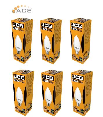 Jcb Led 6W Candle 520lm Opal B22 4000k (6 PACK)