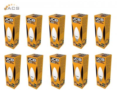 Jcb Led 6W Candle 520lm Opal B22 4000k (10 Pack)