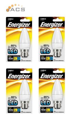 Energizer Opal Led Candle 6W B22 470LM Warm White (4 Pack)