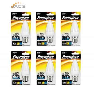 Energizer Opal Led Candle 6W B22 470LM Warm White (6 Pack)