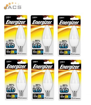 Energizer Opal Led Candle 6W E14 470LM Warm White (6 Pack)