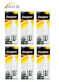 Energizer Led Candle 470LM Opal B22 Daylight (6 Pack)