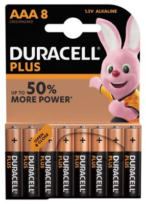 S7882 Duracell Plus Power AAA, Pack Of 8