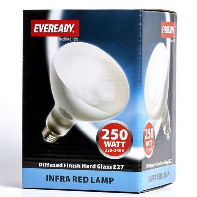 Eveready Heater Lamp 250W 5000 Hour, Pack Of 1