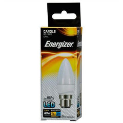 Energizer Led Candle 470LM 5.9W OPAL B22 (BC) Warm White, Pack Of 5