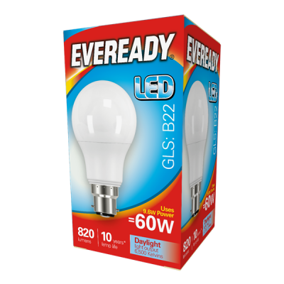 Eveready Led GLS 820LM B22 (BC) Daylight, PACK OF 5