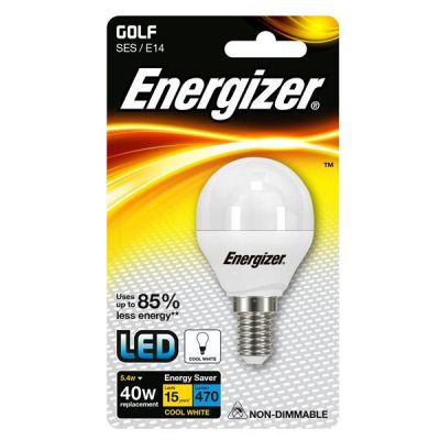 Energizer Led Golf 470LM 5.4W OPAL E14 (SES) Cool White, Pack Of 5