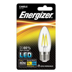 Energizer Filament Led Candle 470LM 4W E27 (ES) Warm White, Pack Of 5