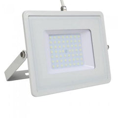 V-TAC 50-1 50W SMD Floodlight With Samsung Chip & Cable(1m) Colorcode:6400K White Body