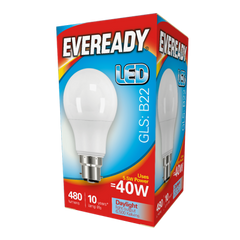 Eveready Led GLS 470LM B22 (BC) Daylight, Pack Of 5