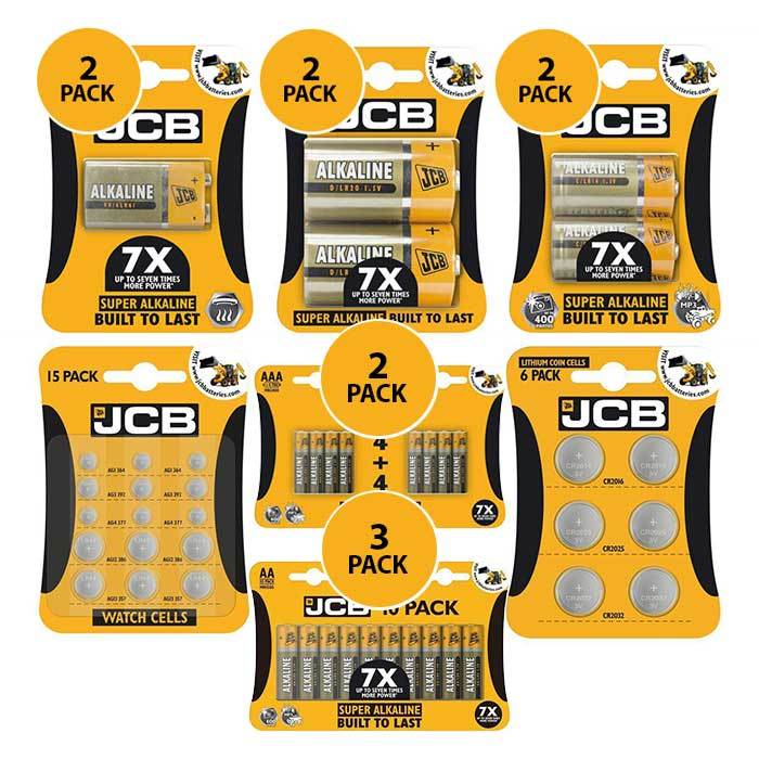 JCB Battery Bundle - 77 Pack