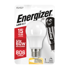 Energizer Led GLS 806LM 9.2W E27 (ES) Warm White Dimmable ,Pack Of 5