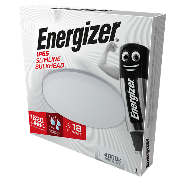 S11568 ENERGIZER LED IP65 SLIM BULKHEAD - WHITE