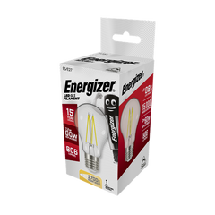 S12852 ENERGIZER FILAMENT LED GLS 806LM 7.2W E27 (ES) 2,700K (WARM WHITE) DIMMABLE, PACK OF 1