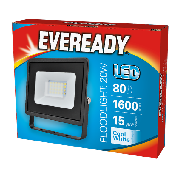 Eveready 20W SMD LED Flood Light - IP65 - 4000K