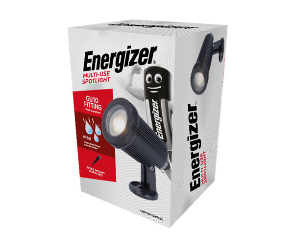 Energizer Spike/Deck Light Fixture - Black