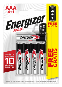 Energizer Max AAA Batteries - 5 Pack