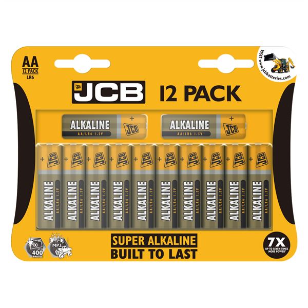 S5334 Jcb LR6/AA Super Alkaline, Pack Of 12