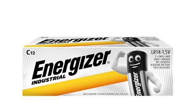 Energizer Industrial - C Batteries - 12 Pack