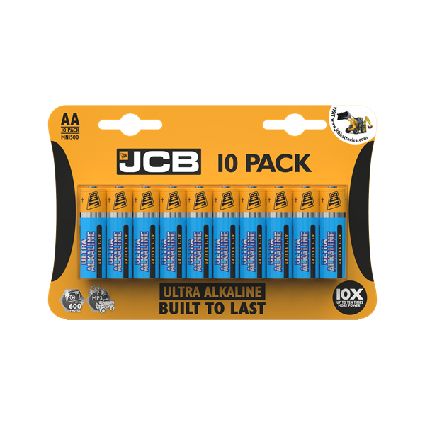 S8806Jcb Ultra Alkaline AA, Pack Of 10