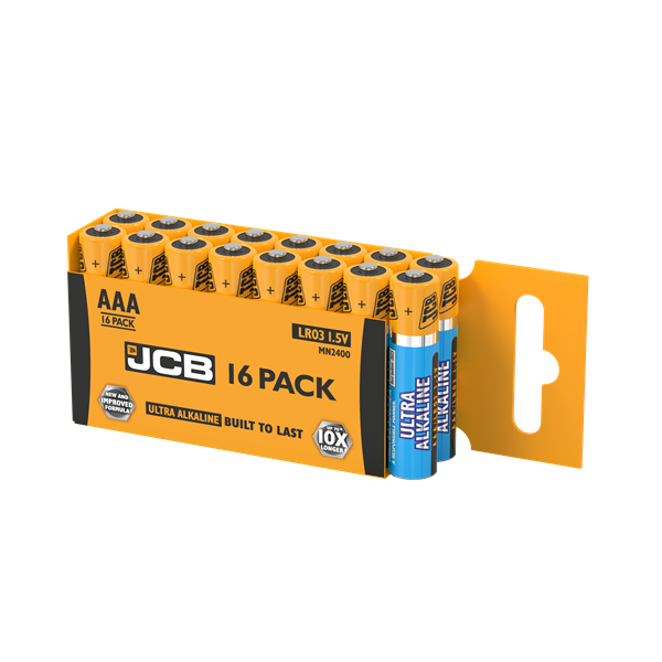 S8809 Jcb Ultra Alkaline AAA, Pack Of 16