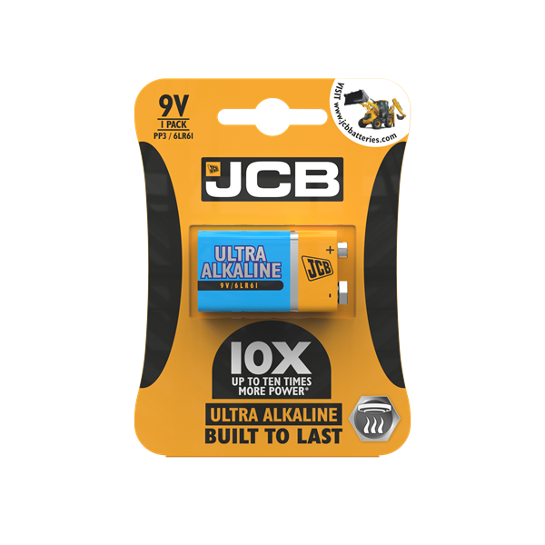 S8812 Jcb Ultra Alkaline 9V, Pack Of 1