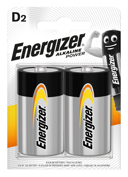 Energizer D Batteries - 2 Pack