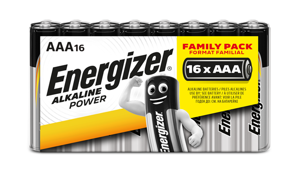 S9000 Energizer AAA Alkaline Power, Pack Of 16