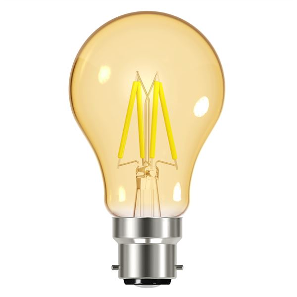 S9429 ENERGIZER FILAMENT GOLD LED GLS 310LM 4.2W B22 (BC) 2,700K (WARM WHITE), PACK OF 1