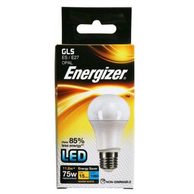 Energizer Led GLS 1060LM 11.6W OPAL E27 (ES) Warm White, Pack Of 5