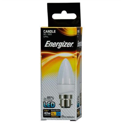 Energizer Led Candle 470LM 5.9W OPAL B22 (BC) Warm White