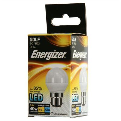 Energizer Led Golf 520LM 5.9W Opal B22 (BC) Daylight